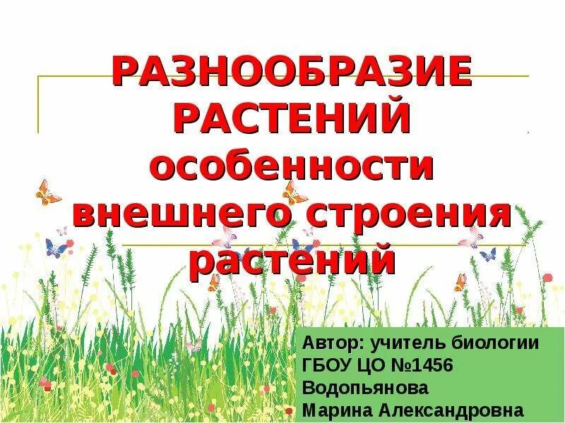 Разнообразие растений 6. Строение и разнообразие растений. особенности и многообразие растений. разнообразие растений. особенности строения растений. главные особенности растений.