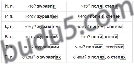 Просклонять слово журавль по падежам. Склонение слова журавль по падежам. Журавль падеж и склонение. Падежи журавль. Измени по падежам синий океан синяя река