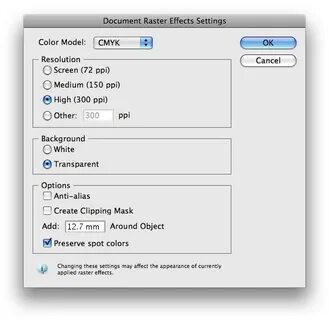 Document setup