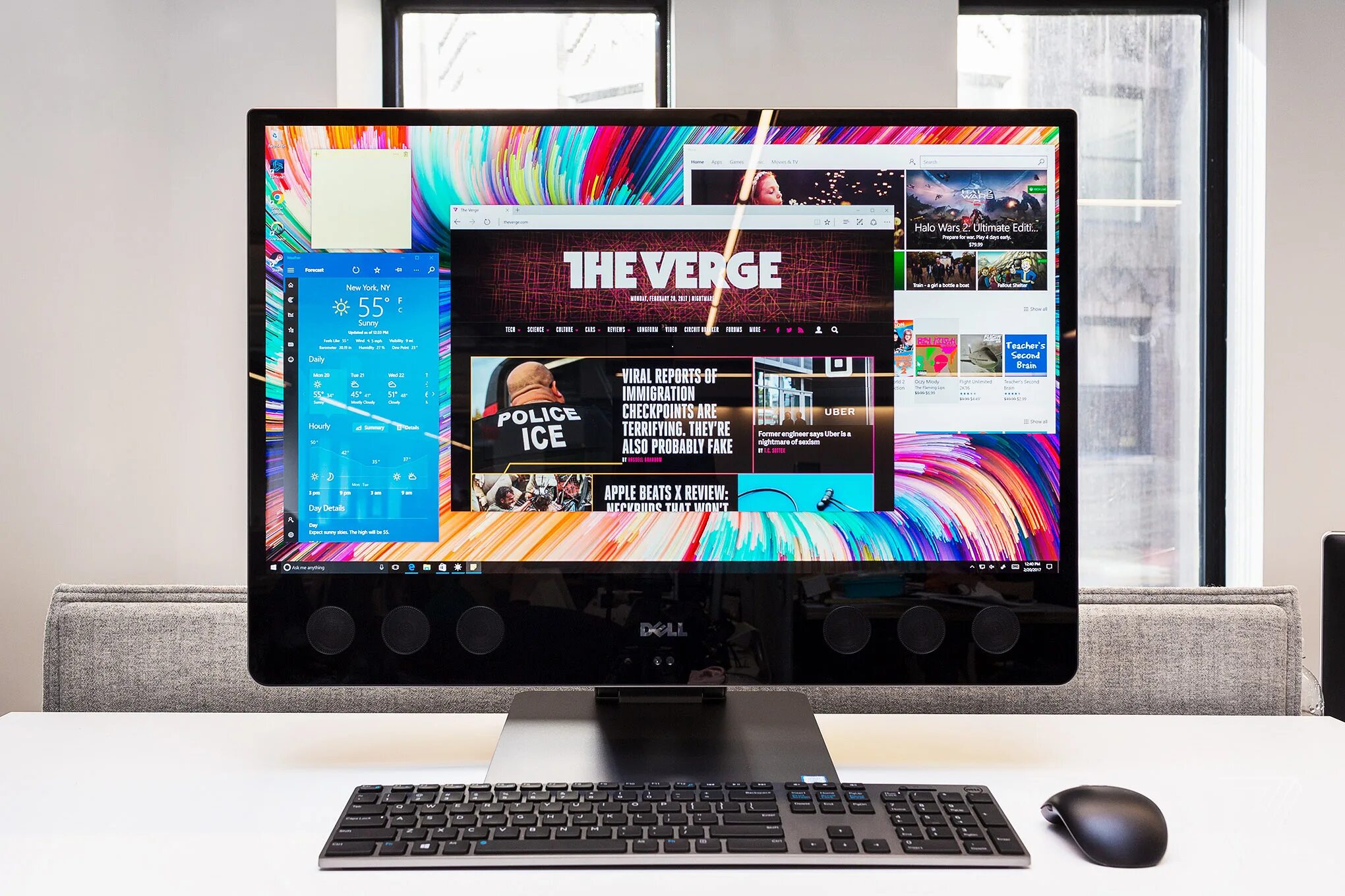 Компьютер start. Dell XPS 27 all-in-one игровой. The Verge компьютер. Desktop 8snp707. New desktop.