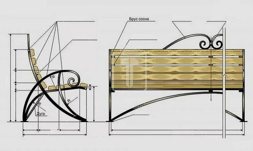 Скамейка из профильной трубы чертежи с размерами. Чертежи скамеек трансформеров из профтрубы. Скамейка Садовая холодная ковка чертежи изделий. Скамейка из профтрубы чертеж. Садовая скамейка чертеж из профтрубы.