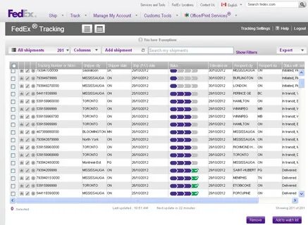 Fedex отслеживание