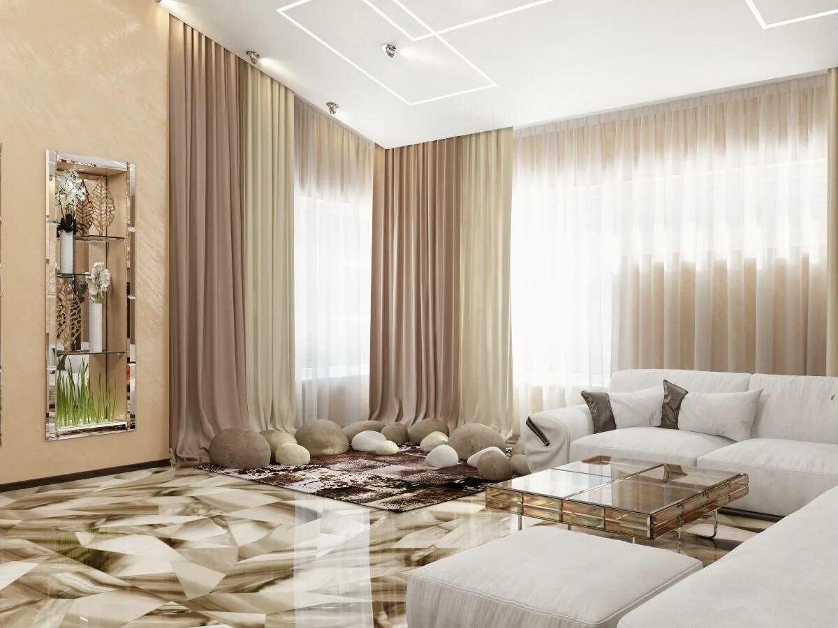 Римские и традиционные шторы Window treatments living room, Living room designs,