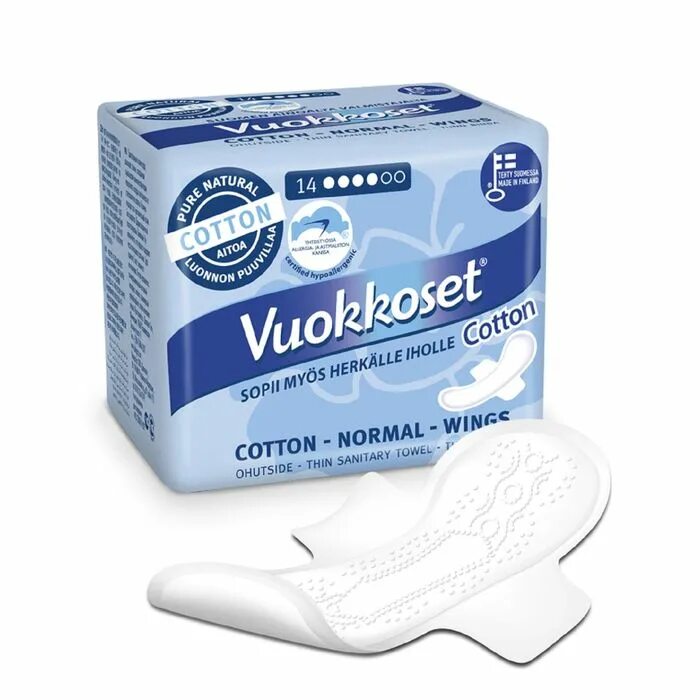 Vuokkoset прокладки Cotton normal без крылышек. Прокладки гигиенические женские с котон. Прокладки женские с крылышками. Урологические прокладки с крылышками.