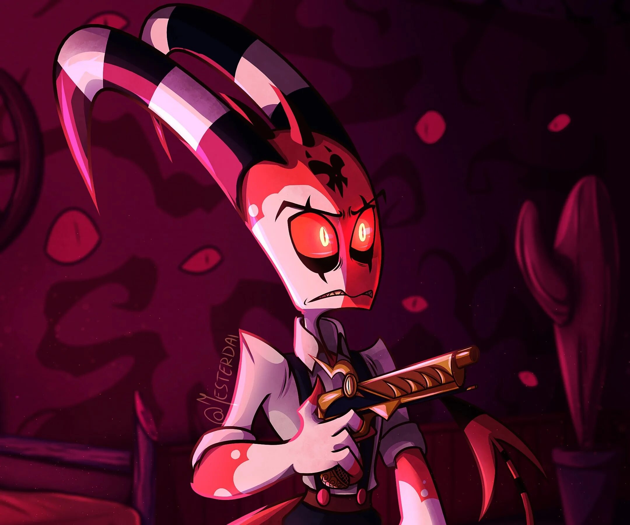 Helluva boss. Helluva boss страйкер. blitzo x striker helluva boss. blitzo. strike helluva boss.