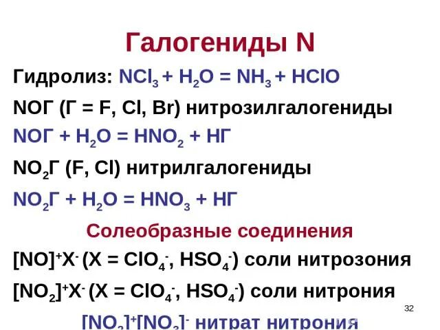 Солеобразное бинарное соединение. Hclo3 гидролиз. Соли нитрония. Mg3n2 + h2o гидролиз.
