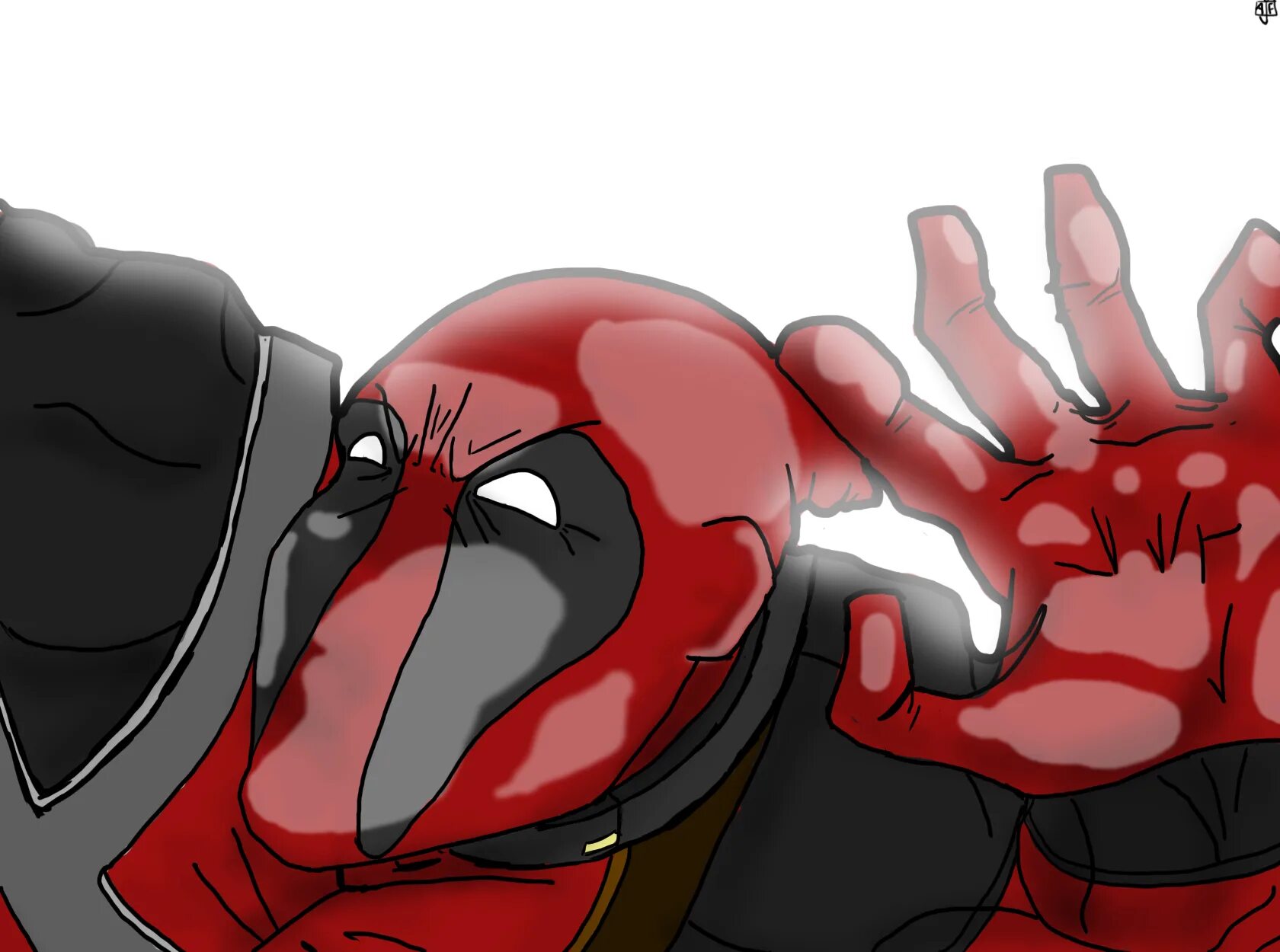 Рот дэдпула. Дедпулпказывает пальцем обои. Рот дэдпула. Рот дэдпула. Рот дэдпула.