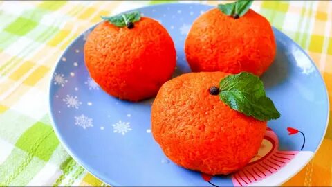 Мандарины салат шарики на новый год