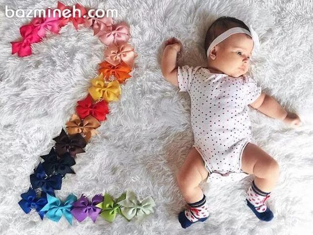 Newborn Photo Trend: Floral Wreaths - Project Nursery Monthly baby photos, Baby 