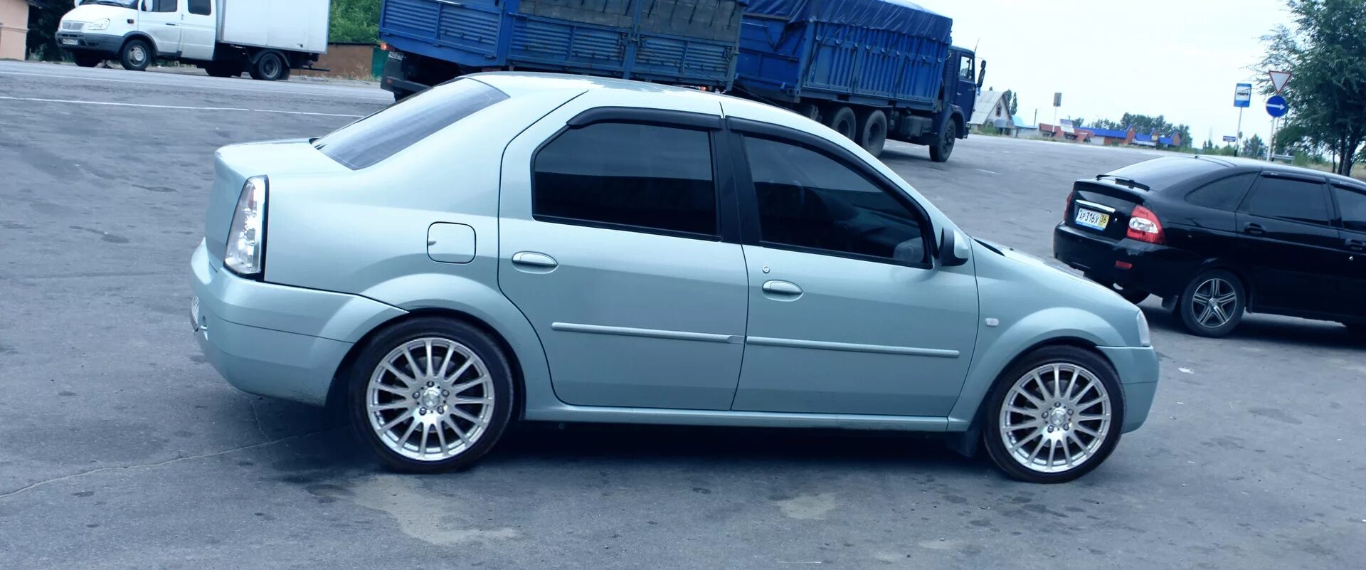 Разница в разгоне на 15 и 17 колёсах - Renault Logan (1G), 1,6 л, 2008 года набл