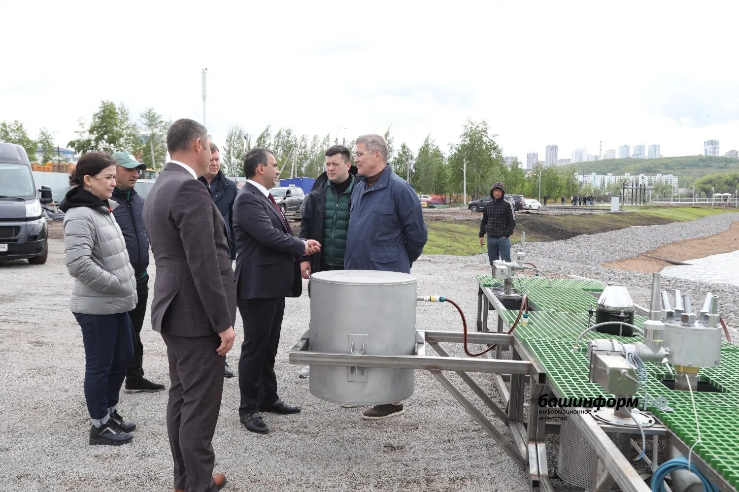 Сми уфа новости. Парк Кашкадан Уфа 2022. Открытие парков. Хабиров посетил парк Химиков. Благоустройство парка Кашкадан.