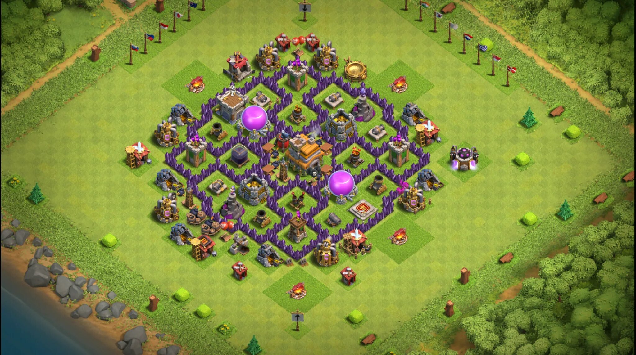 Clash of Clans 7th Base. Town Hall 7 Base. Таун Холл клэш оф кланс. Th7-th9 гидромилия. Clash bases