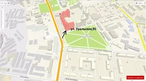 Ул уральская карта