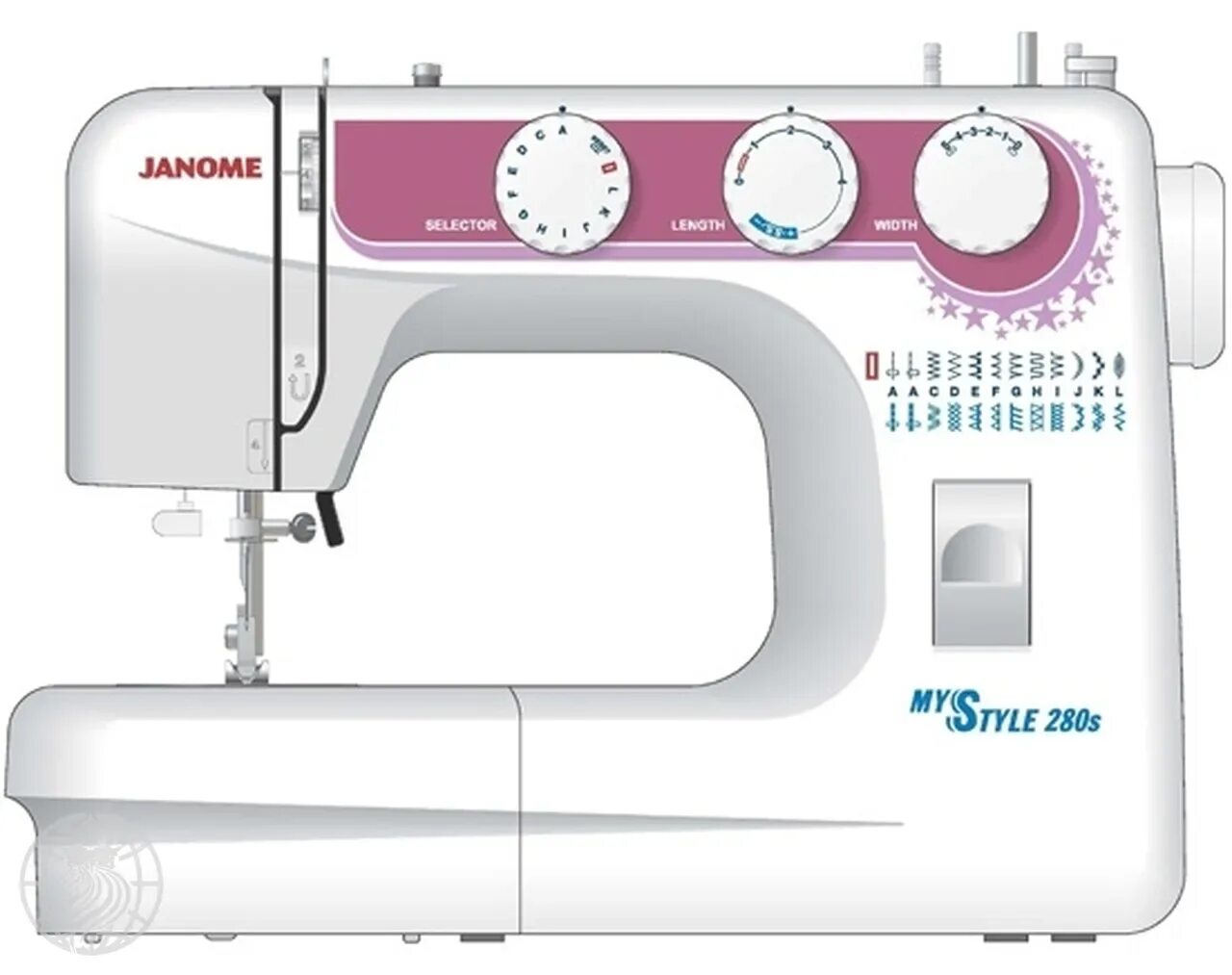 Швейная машинка janome s. Janome MS 2522. Швейная машинка Janome. Janome my Style. My Style 290s.