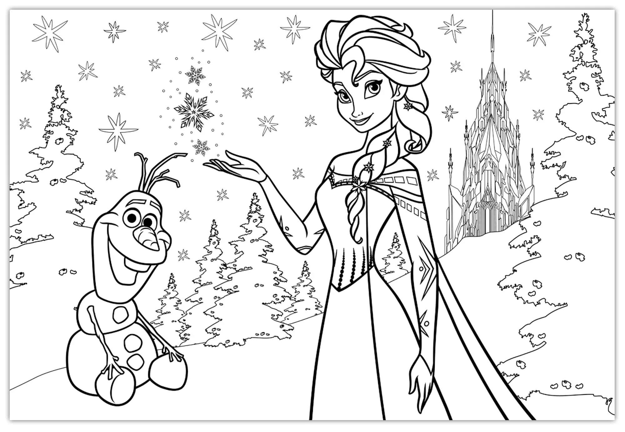 Frozen coloring