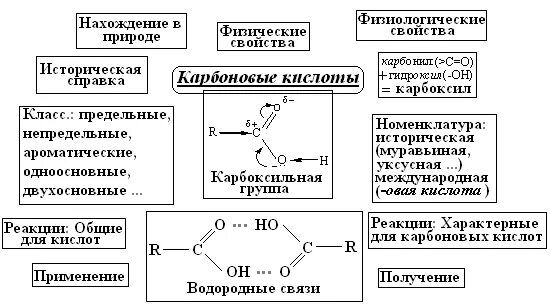 Карбоновые кислоты схема. Применение карбоновых кислот блок схема. Опорная схема карбоновые кислоты. Блок схема кислот.