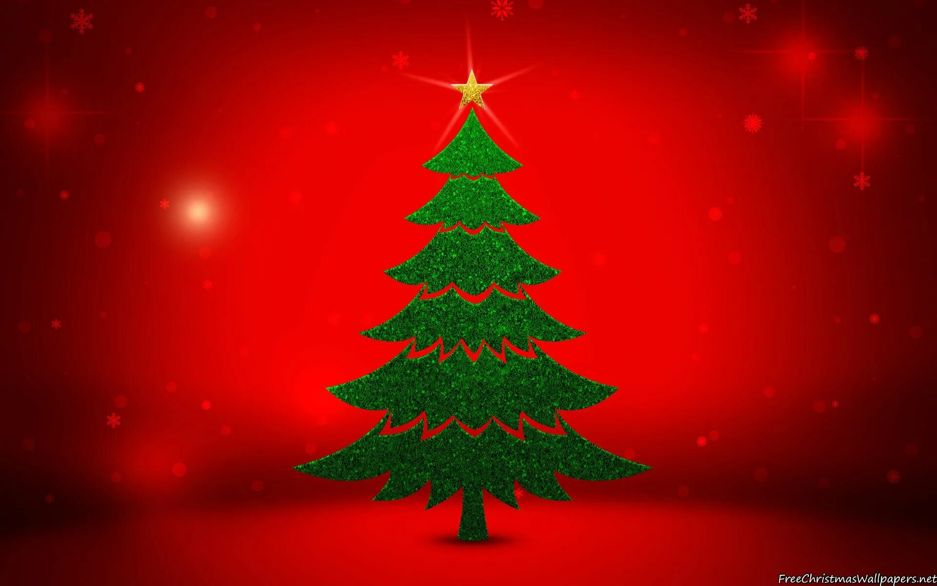 Green christmas tree