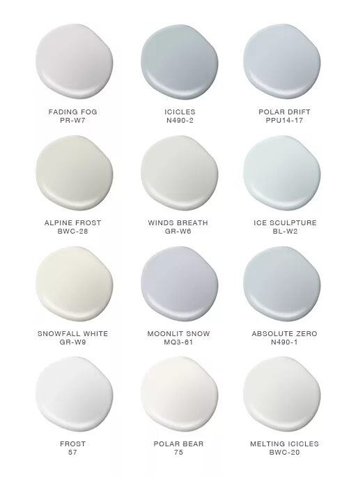 Бенджамин мур серо-бежевая гамма. Белая краска палитра. Палитра белого цвета. Цветовая палитра белый. Белая краска палитра.