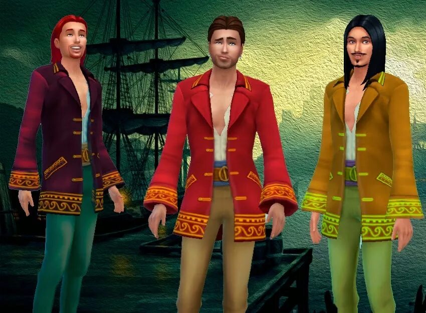 Симс 4 set pirates. Моды на пиратскую симс. Симс 4 камзол. Симс 4 pirate cc. Симс 3 дополнение пираты.