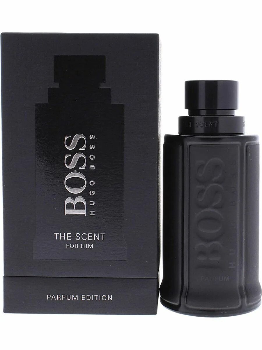 Хуго босс черный. Boss the Scent Parfum Edition Hugo Boss. Hugo Boss the Scent for him 100мл. Hugo Boss the Scent men 100. Hugo Boss the Scent le Parfum 100 ml.