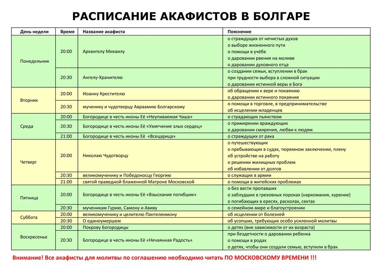 Духовный Маяк молитва по соглашению расписание. Молитва по соглашению Болгар расписание. Расписание акафистов по соглашению Болгар. Молитва по соглашению расписание акафистов. Читать три акафиста