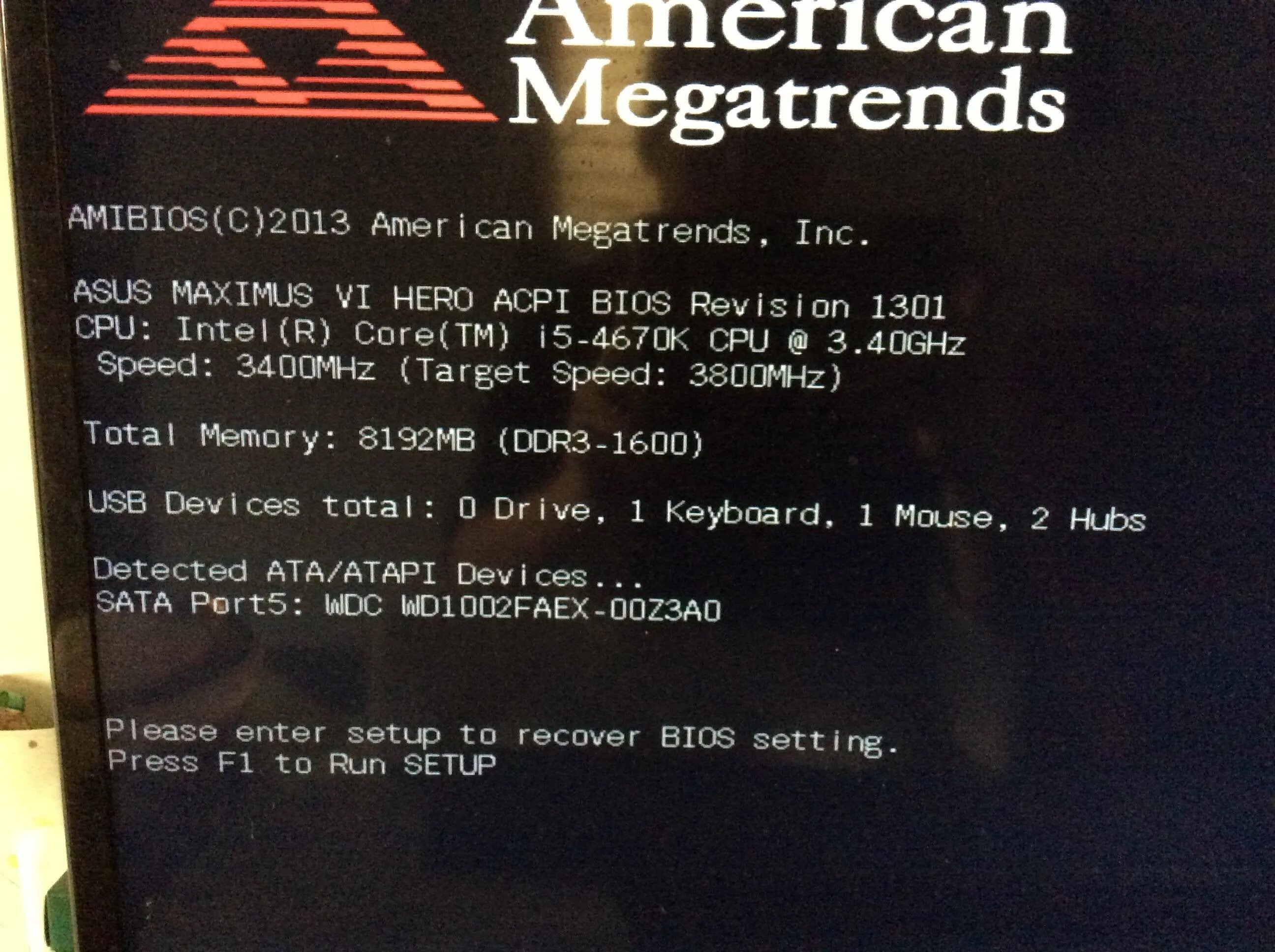 Enter setup to recover bios. American megatrends press f1. press f1. american megatrends please enter setup to recover bios setting. american megatrends bios f1.