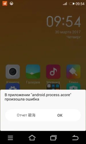 Acore ошибка в приложении android. Ошибка на андроид android.process.acore. приложение android. process. acore.