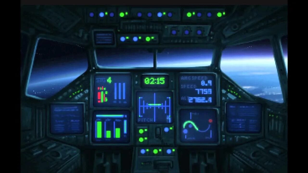 Launched into space