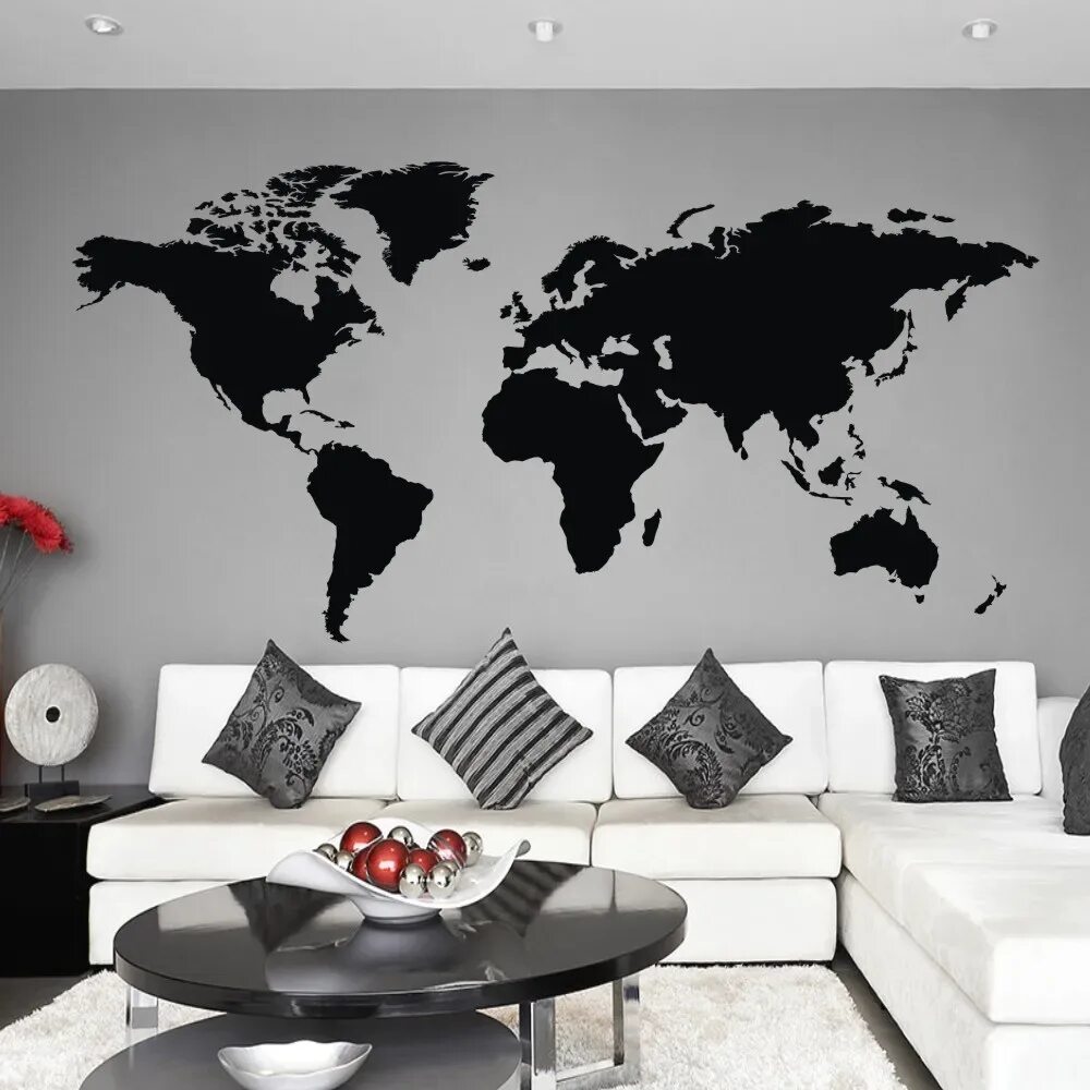 Custom Map Wall Murals for Your Home Decor