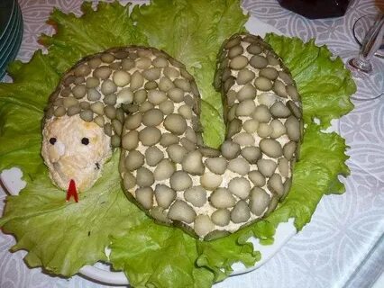 Салат змейка