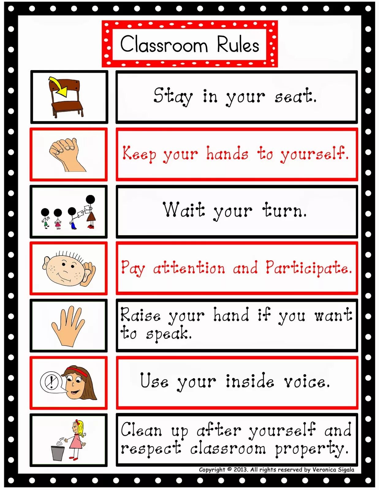 Rules worksheet