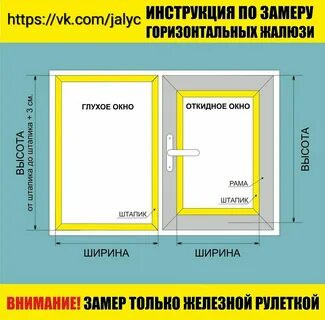Как правильно измерить окно