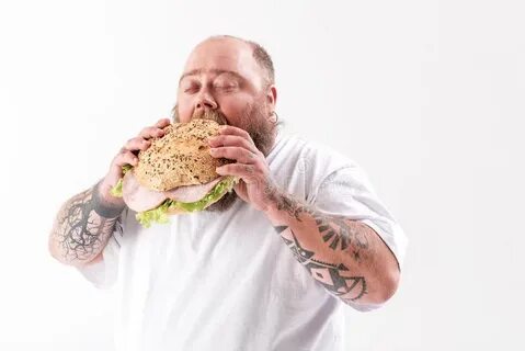 I eat a sandwich