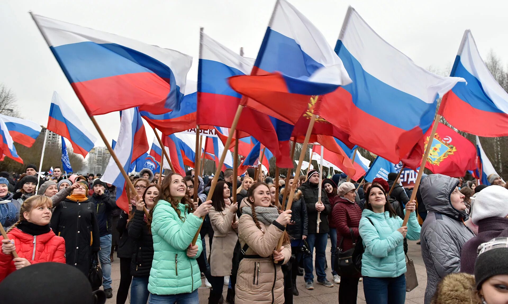 Этот мир будет российским. Празднование Крымской весны.