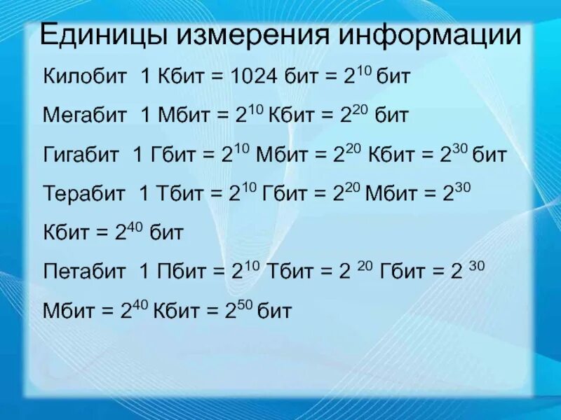 Сколько бит в секунду интернет. Бит килобит мегабит. Килобит единица измерения. Килобиты в биты. Единицы измерения информации мегабит.