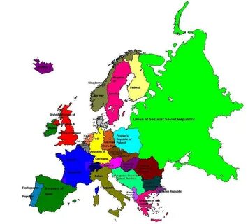 Политическая карта европы 2024 год