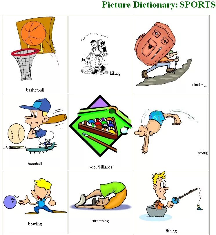 Kinds of Sports. Kinds of Sport for Kids. Kind of Sports for Kids. Sports Vocabulary. Sport verb do