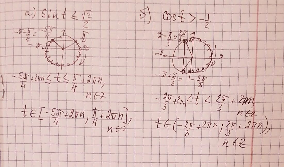 Sin t 1 2 решите. Sint меньше корень из 2/2. sin t меньше или равно корень из 2/2. синус t корень из 2/2. синус х больше корня из двух на два.