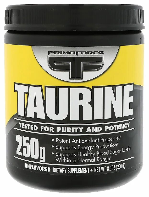 Taurine Powder prima Force, 250 г, Unflavoured. Таурин. Таурин аминокислота. Таурин в спорте. Сила прима