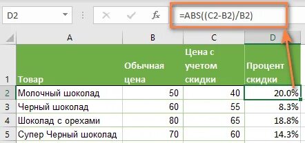Как считать со скидкой