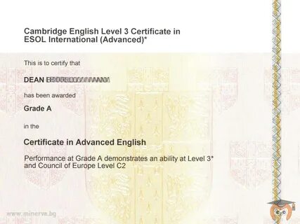 C certificate