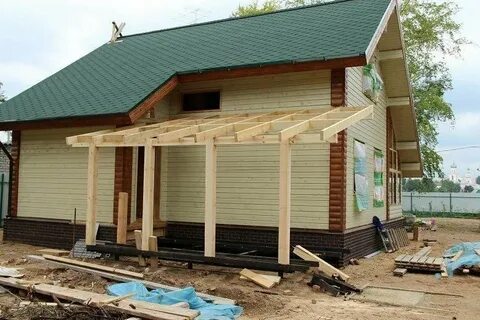 Пристройка из бруса