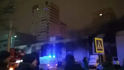 Сгорела парковка