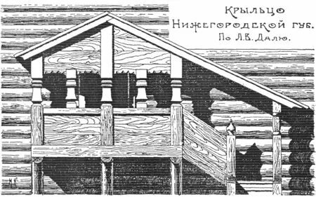 Крыльцо в русской избе