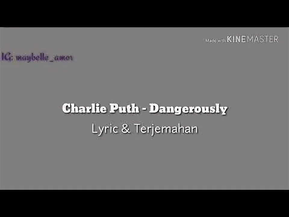 Песня dangerously charlie. Песня dangerously charlie