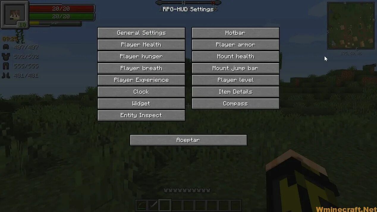 HUD майнкрафт. RPG HUD 1.12.2. HUD Mod 1.12.2. Minecraft RPG HUD.