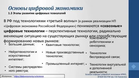 Основа цифрового