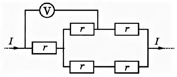 Пять одинаковых резисторов соединены в электрическую цепь. Пять одинаковых резисторов с сопротивлением 1 ом. Пять одинаковых резисторов с сопротивлением r 1 ом соединены. Пять одинаковых резисторов с сопротивлением. Электрическая цепь 6 вольт.