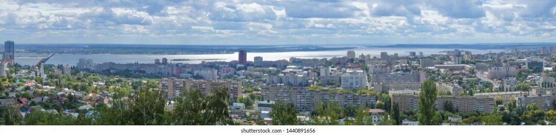 2020-10-11 Ночная панорама Саратова со смотровой аэропорта - Блог Дениса Жабкина