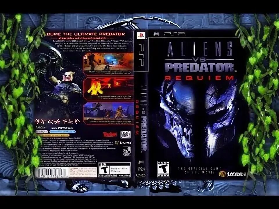 Aliens vs predator requiem game. Aliens vs. Predator: Requiem PSP Rus. Чужой против хищника на ПСП. Игры на ПСП хищник. Alien vs Predator PSP.